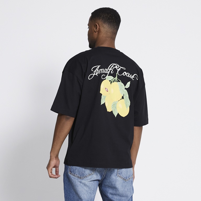 Printed tee "Abbot" Black